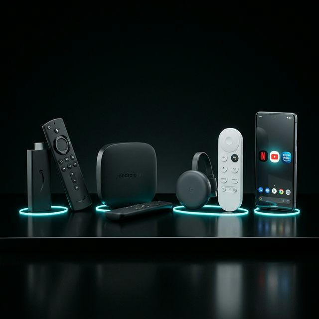 Dispositivos compatibles con GoatTV: Fire Stick, Android TV, Chromecast